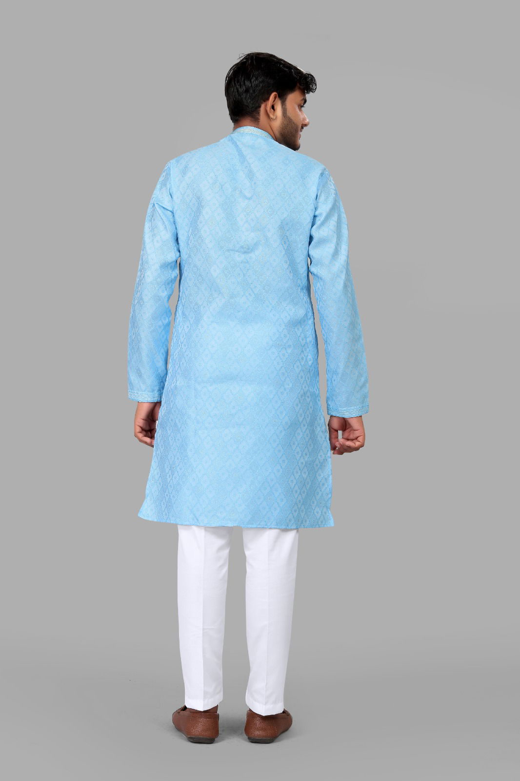 Pintex jacquard 1 Mens Kurta Pajama Manufacturers